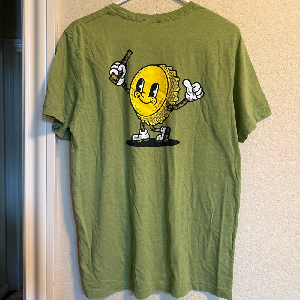 The Old Gold - Portland, OR green T - size large